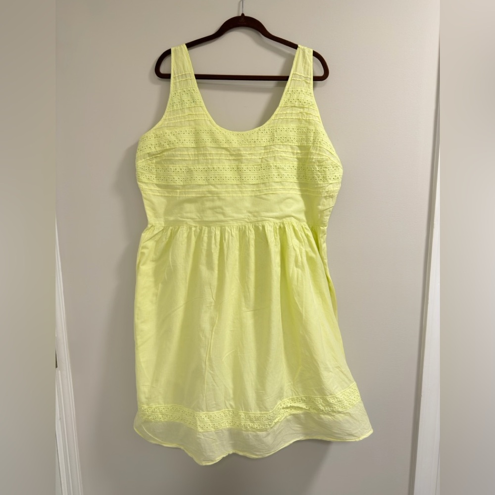 Old Navy Yellow Sleeveless Dress